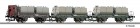 01634 Tillig Set of 3 lime stone transport cars